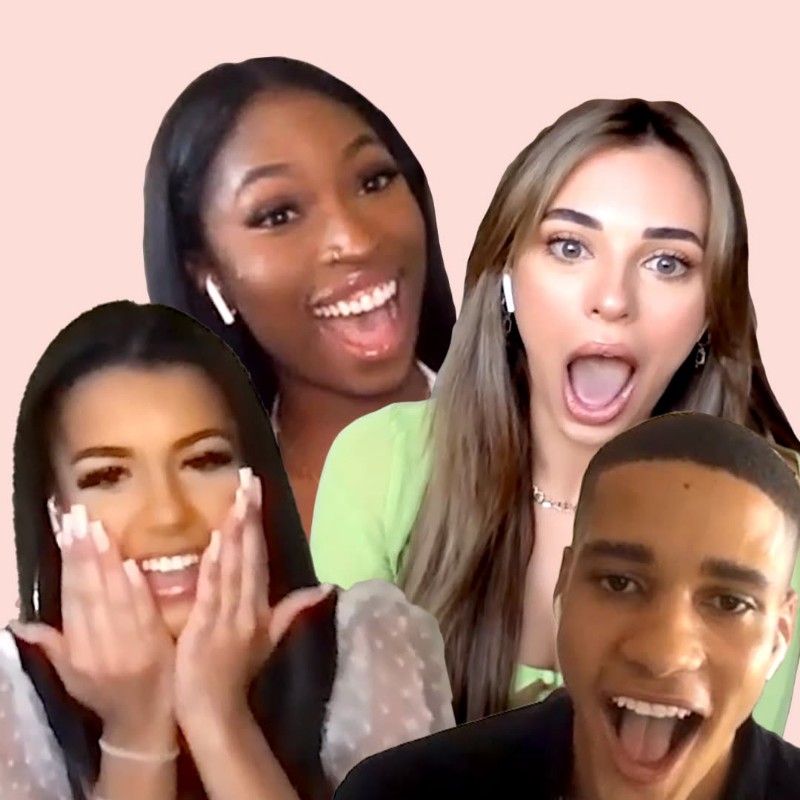 Izzy reacts to this shocking S3 scene Too Hot to Handle Snapchat