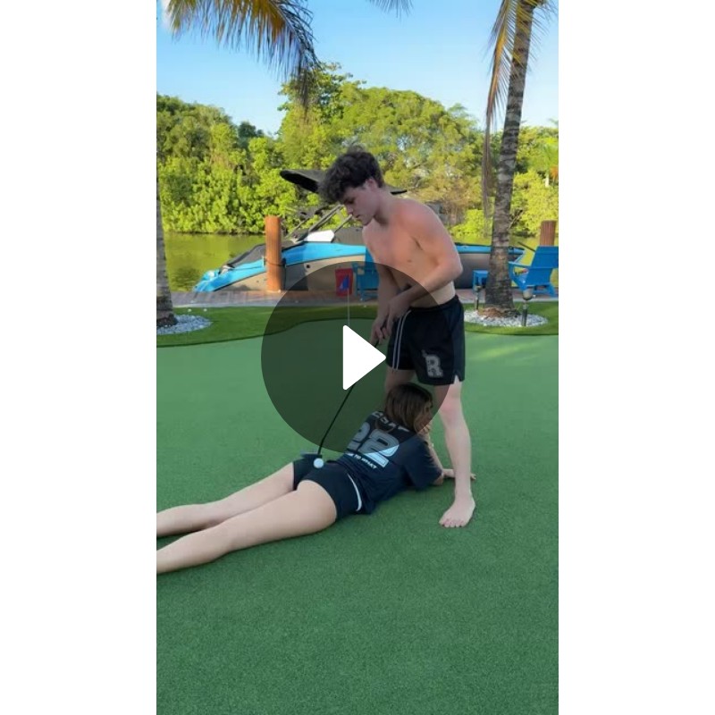 Couple shares hilarious golf moments together. | christiana sansone