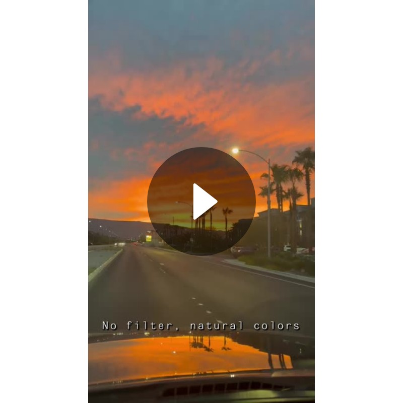 No filter, natural colors Spotlight on Snapchat