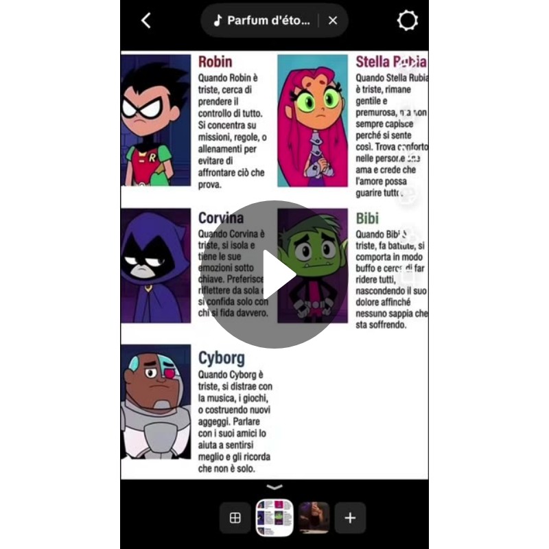 Chiara Uses Snapchat Teen Titans Go Filter in Viral Clip