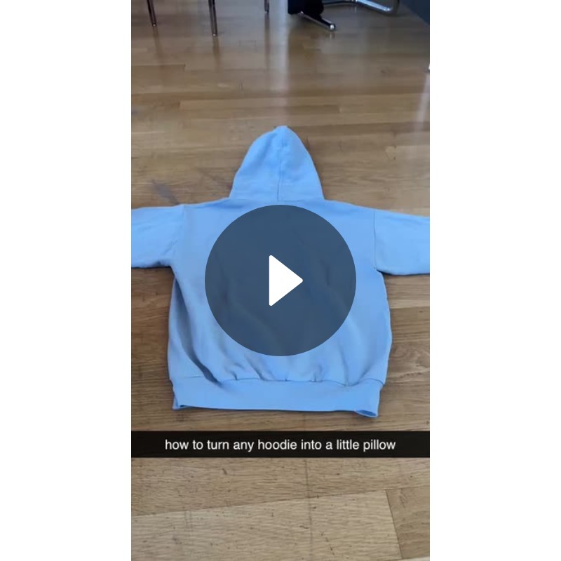 how to turn any hoodie into a little pillow Spotlight on Snapchat