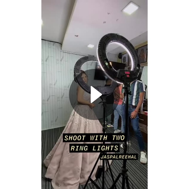 SHOOT WITH TWO RING LIGHTS JASPALREEHAL Spotlight on Snapchat