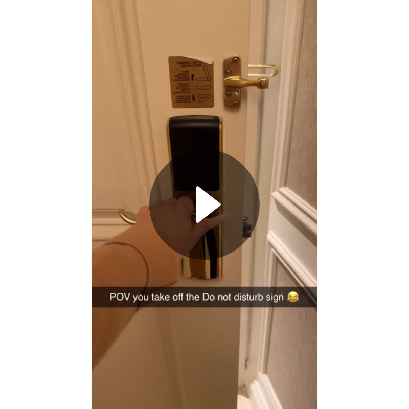 Pov you take off the do not disturb sign spotlight on snapchat