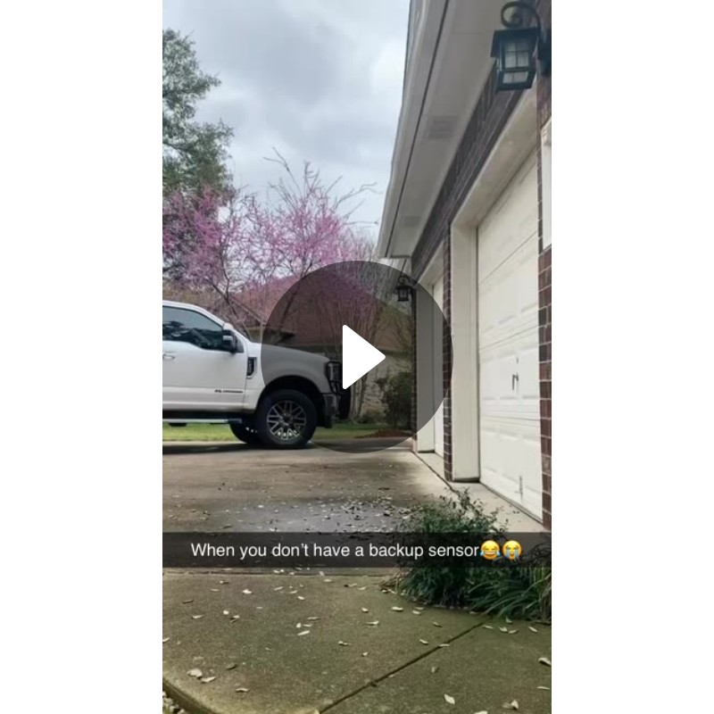 When you don’t have a backup sensor😂😭 | Spotlight on Snapchat