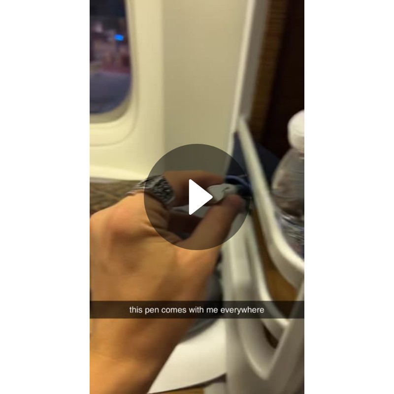 this pen comes with me everywhere Spotlight on Snapchat