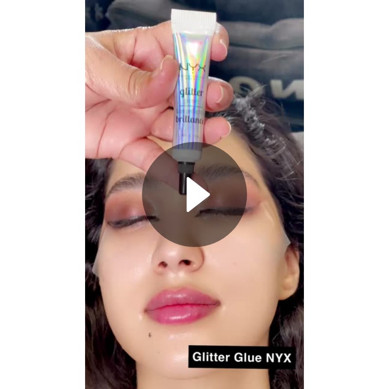 Glitter Glue NYX Spotlight on Snapchat