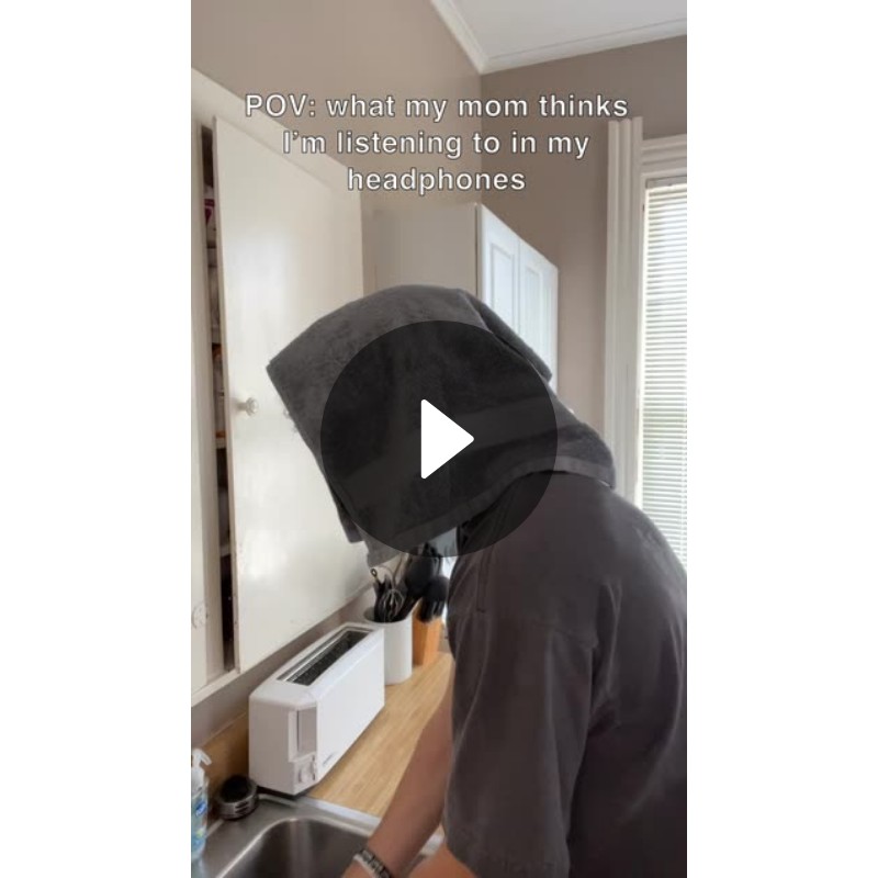 POV what my mom thinks I’m listening to in my headphones Spotlight