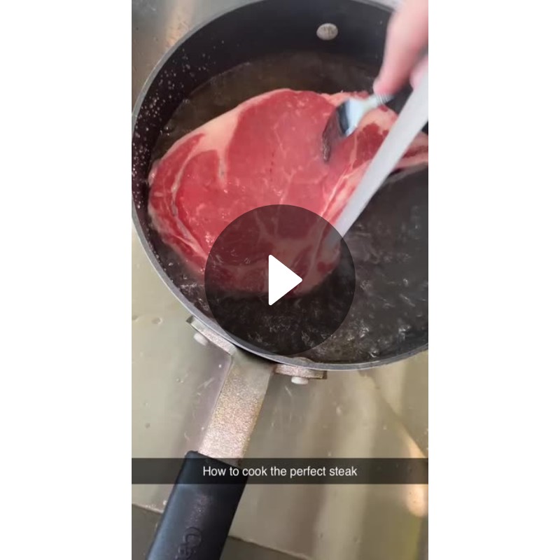 How to cook the perfect steak Spotlight on Snapchat