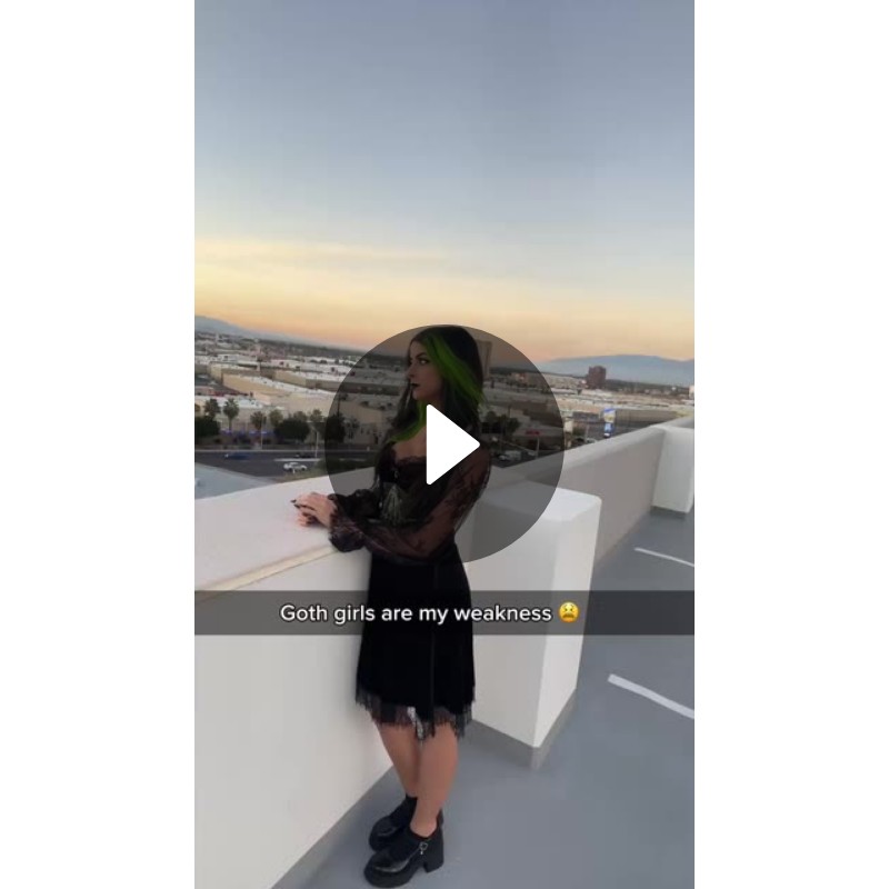 ohKayBunny (ohkaybunnytv) Goth girls are my weakness 😫 Spotlight