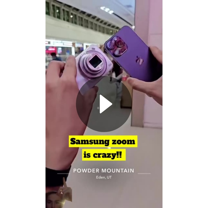 Samsung zoom is crazy!! Spotlight on Snapchat