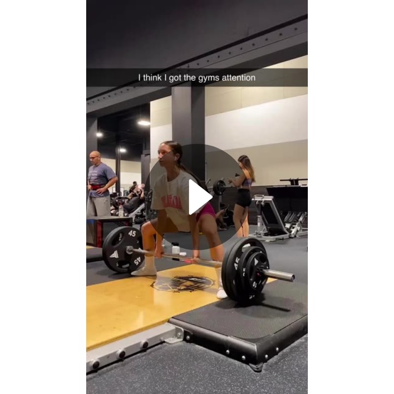 I think I got the gyms attention Spotlight on Snapchat