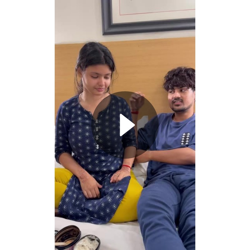 Prashant Rajput & Partner Share a Playful Moment on Bed | Video by ...