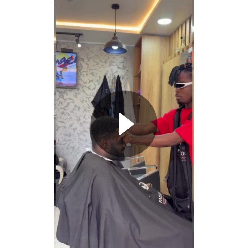 Barber Shop Transformation: A Man Gets a Fresh Cut | Video by code ...