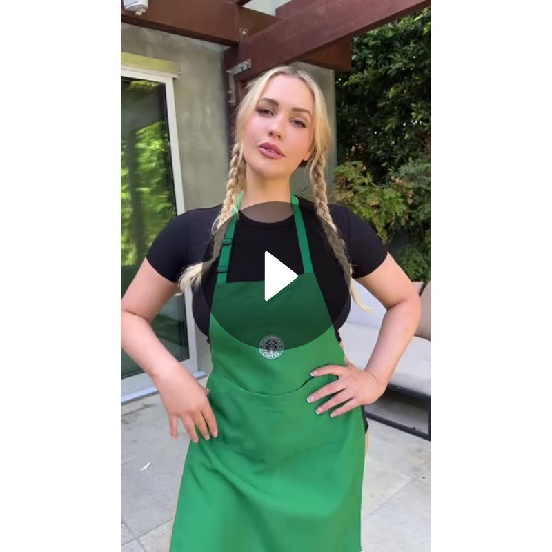 mia malkova green dress Malkova's Starbucks Apron Transformation & Coffee Moment category:ALL BUT SALE SAMPLE BEAUTY - STAFF