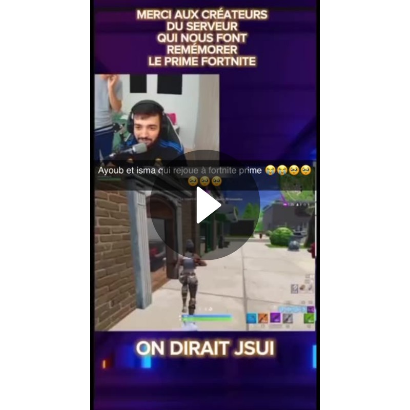 Ayoub et isma qui rejoue à fortnite prime 😭😭🥹🥹🥹🥹🥹 | Spotlight on Snapchat