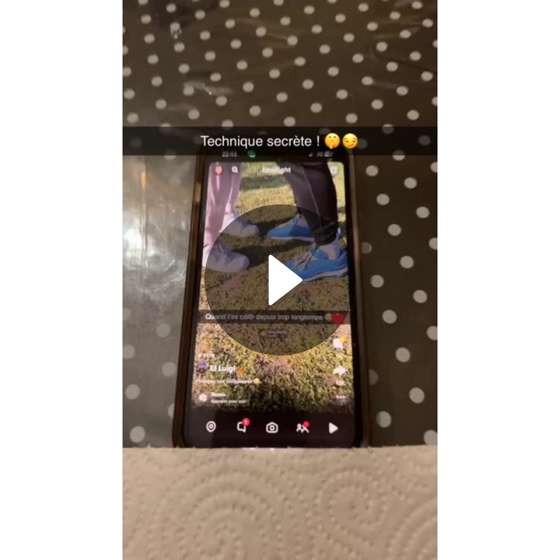 comment faire une vidéo sur snapchat sans rester appuyé