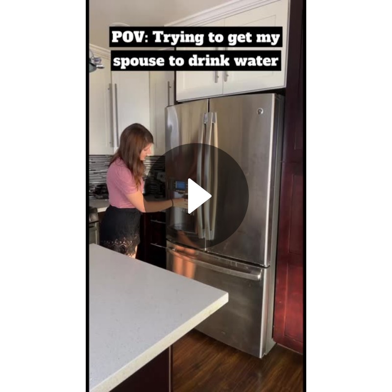 POV Trying to get my spouse to drink water Spotlight on Snapchat