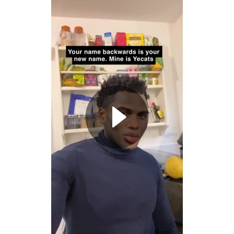 Your name backwards is your new name. Mine is Yecats Spotlight on