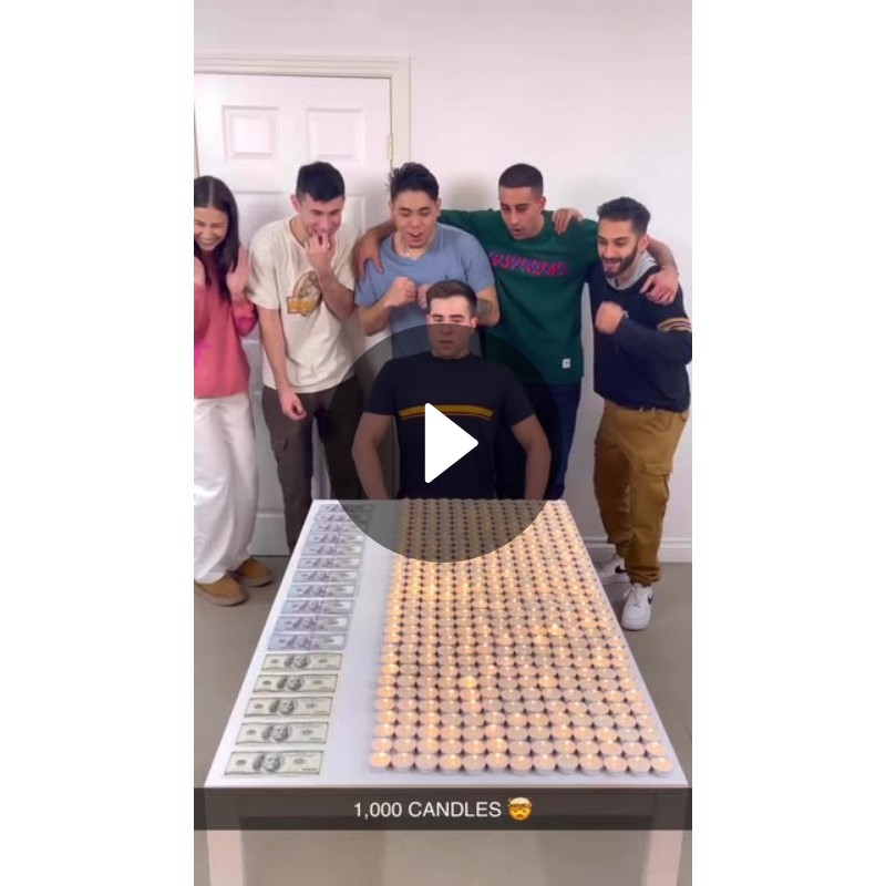 1,000 CANDLES 🤯 Mystery Cotton Candy 🍭 Spotlight on Snapchat