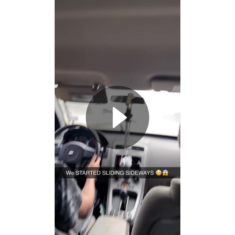 We STARTED SLIDING SIDEWAYS 😳😱 Spotlight on Snapchat