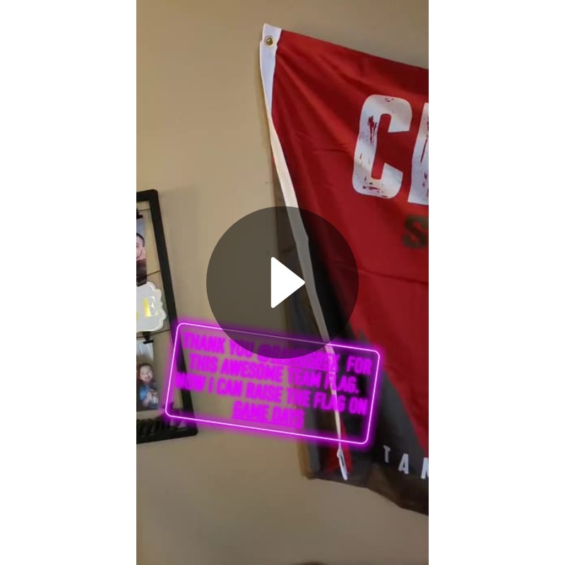 THANK YOU RAMOS85X FOR THIS AWESOME TEAM FLAG. NOW I CAN RAISE THE