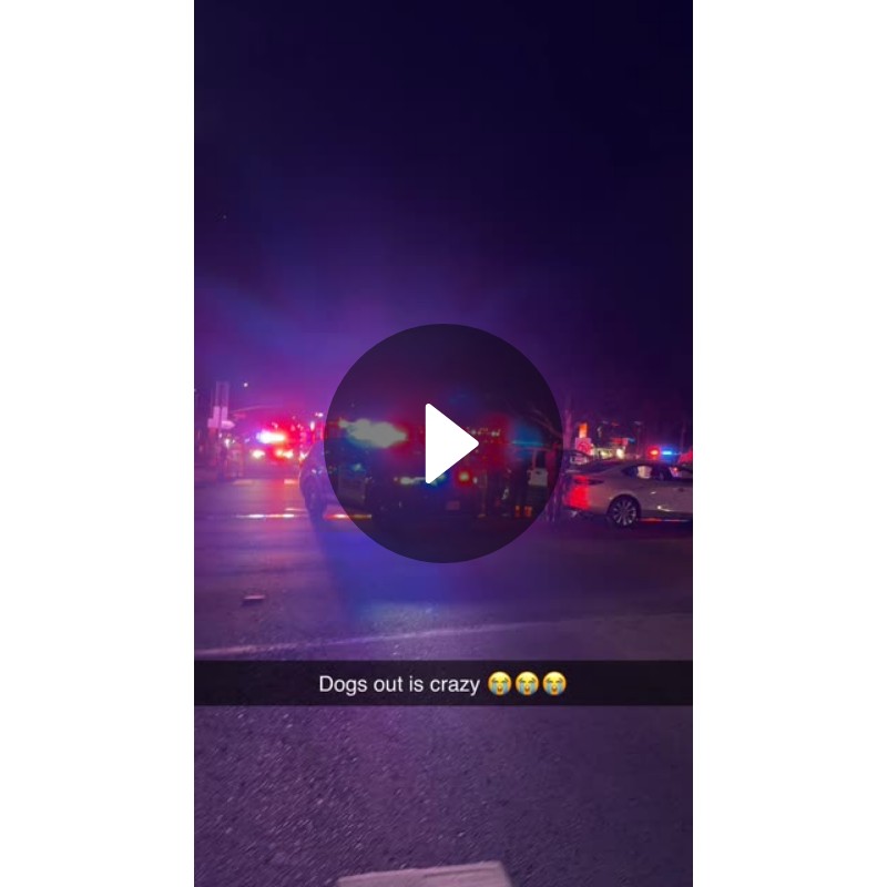 Tyler Rizzi Nighttime Car Accident Scene with Police Response | Video by Tyler ...