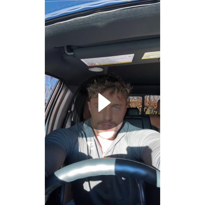 Handsome driver taking selfies in a car. Jack Gentry (jack_gentry