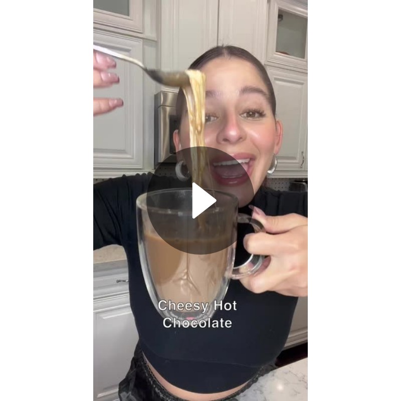 Cheesy Hot Chocolate Spotlight on Snapchat