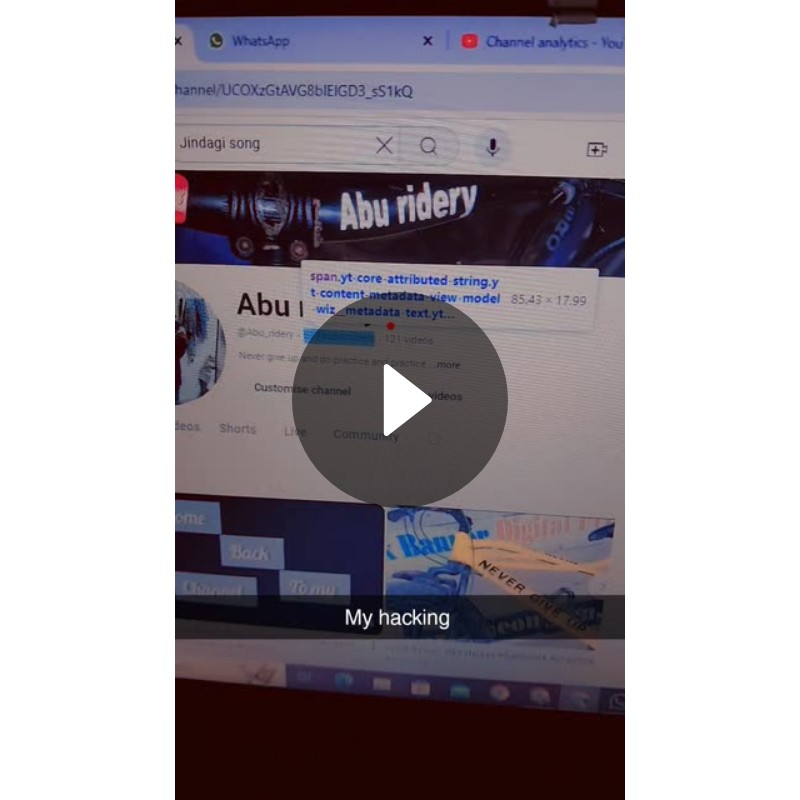 My hacking | Spotlight on Snapchat