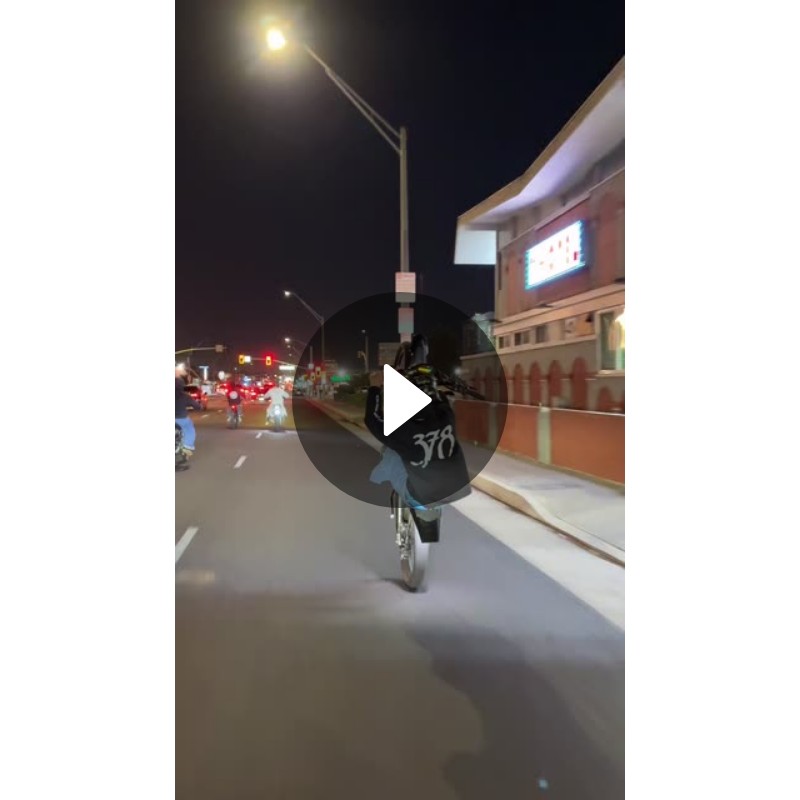 Ultra Ryder Pulls Off Insane Midnight Wheelie Stunt | Video by Ultra ...