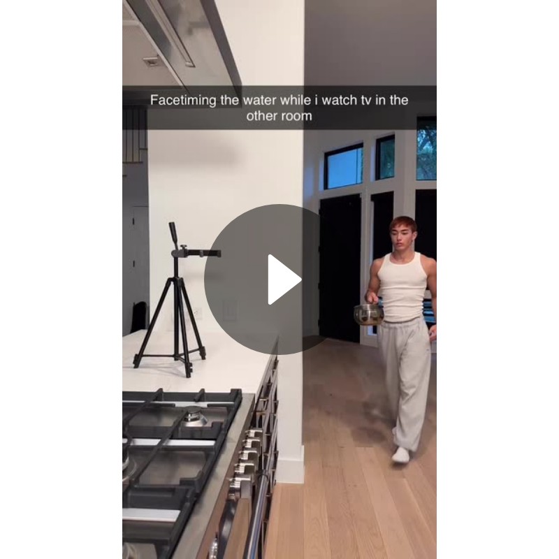 Facetiming the water while i watch tv in the other room Spotlight on