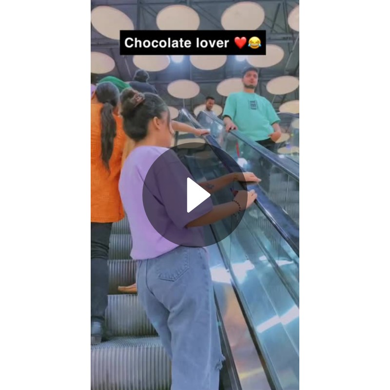 Chocolate lover ️😂 Spotlight on Snapchat