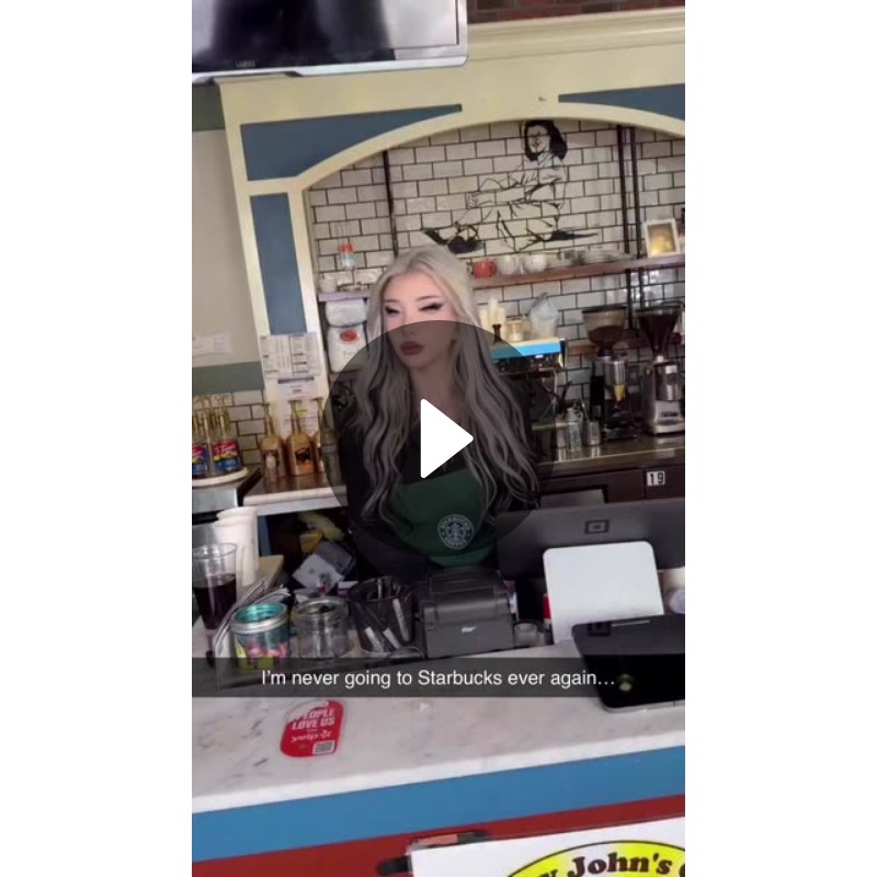 Why was the owner so tall tho?😭 fail starbucks Marie Temara