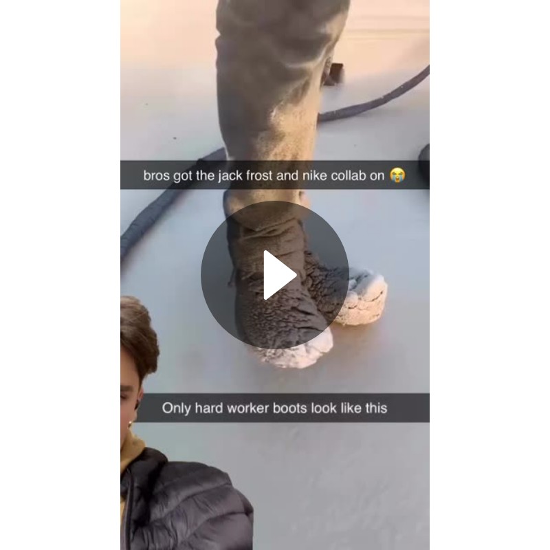 bros got the jack frost and nike collab on 😭 | Spotlight on Snapchat