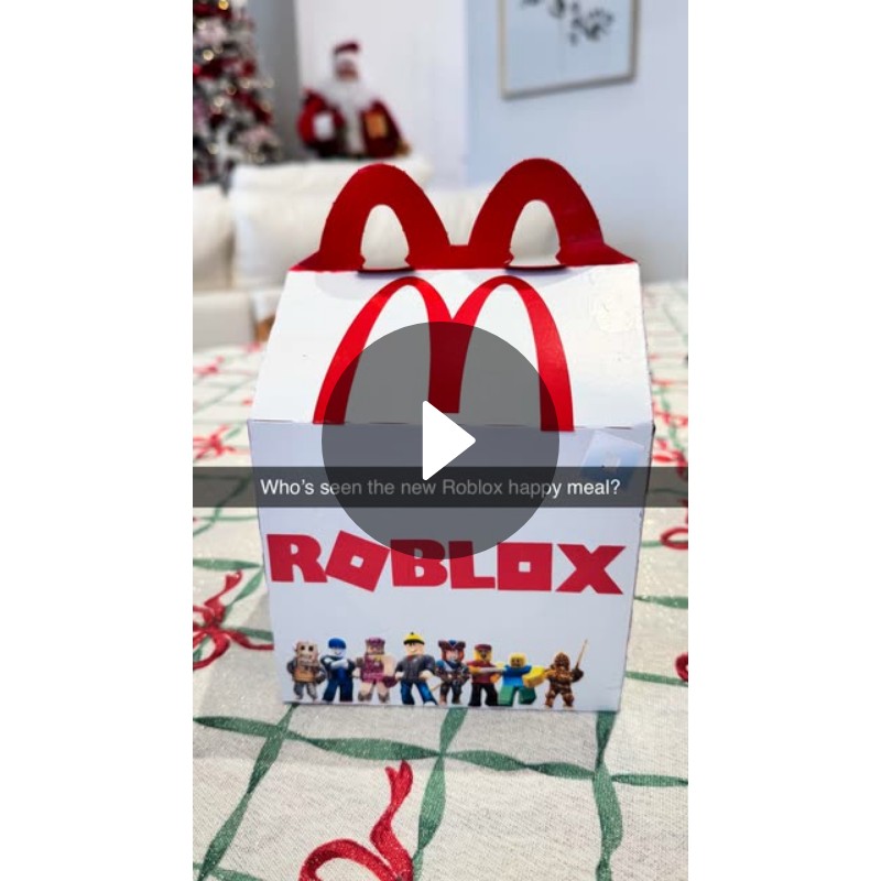 Who S Seen The New Roblox Happy Meal Spotlight On Snapchat Square 