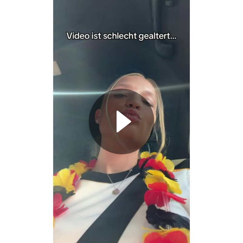 Lisa Küppers Joins Fans to Support the German National Team