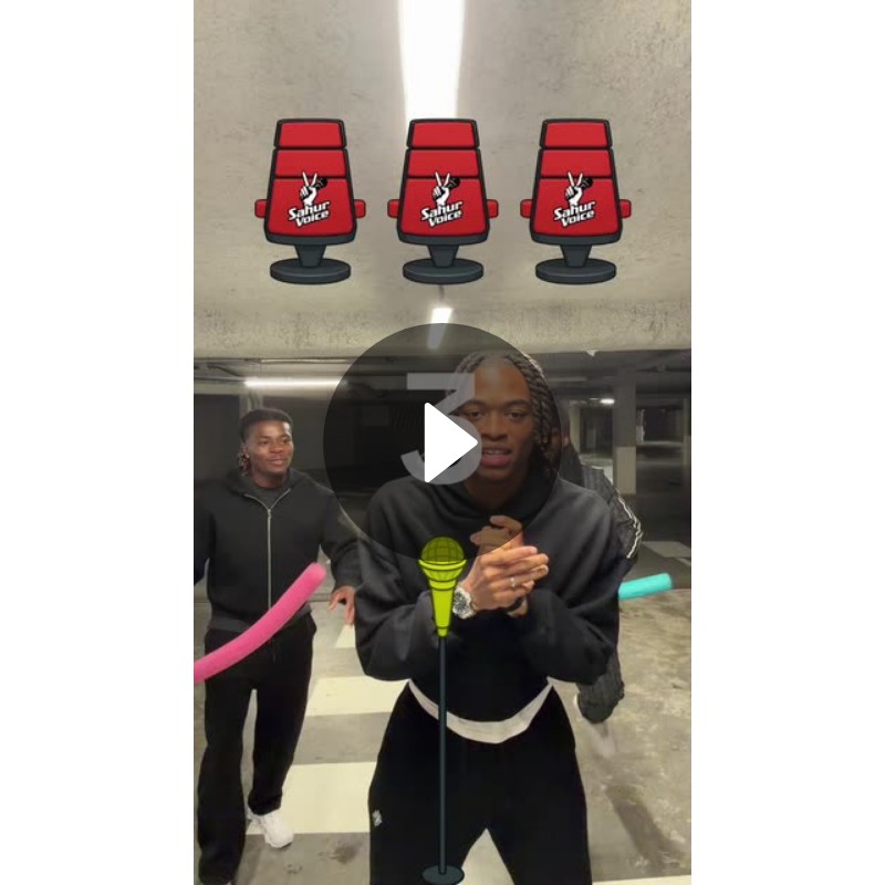 Tiston Tiston EN FRANCE' s Viral 'Sahur Voice' Challenge: Dance, Sing, and Win ...