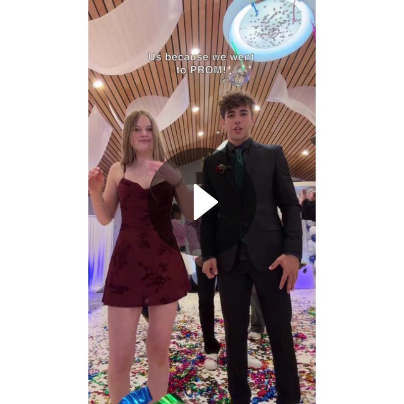 Prom Night Dance Moves & Confetti Celebration | Video by yoangelolo ...