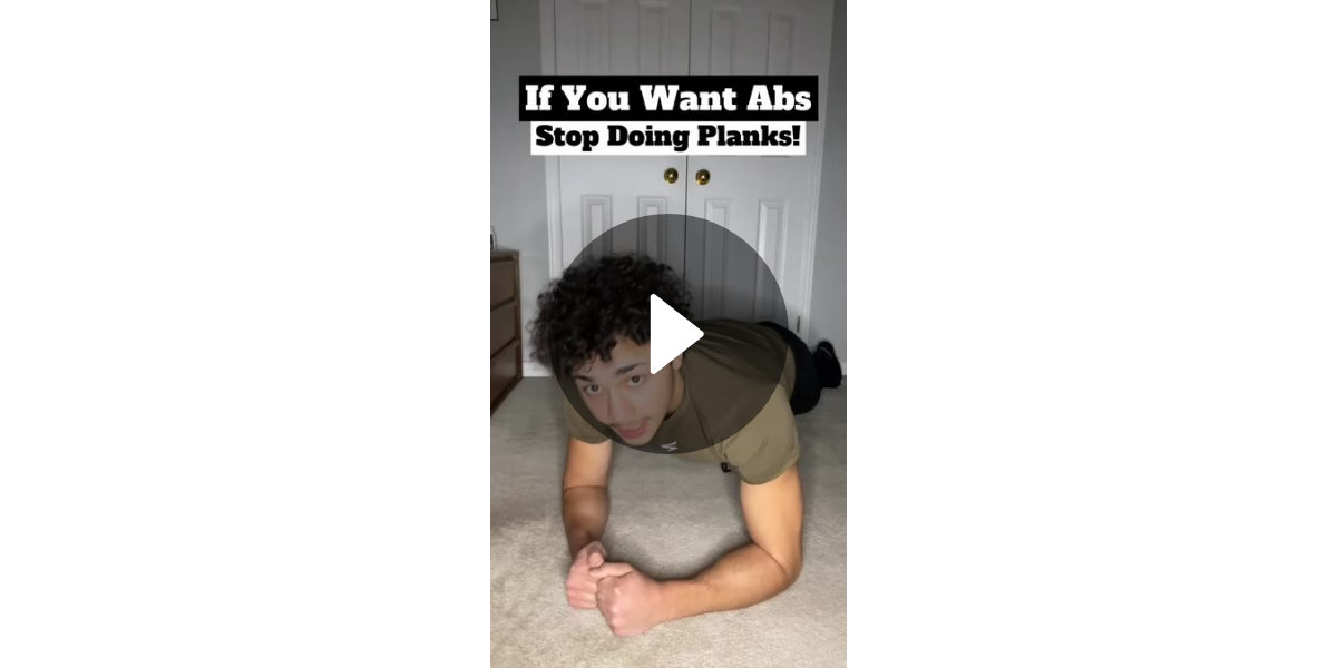 Stop Doing Planks! If You Want Abs Spotlight on Snapchat